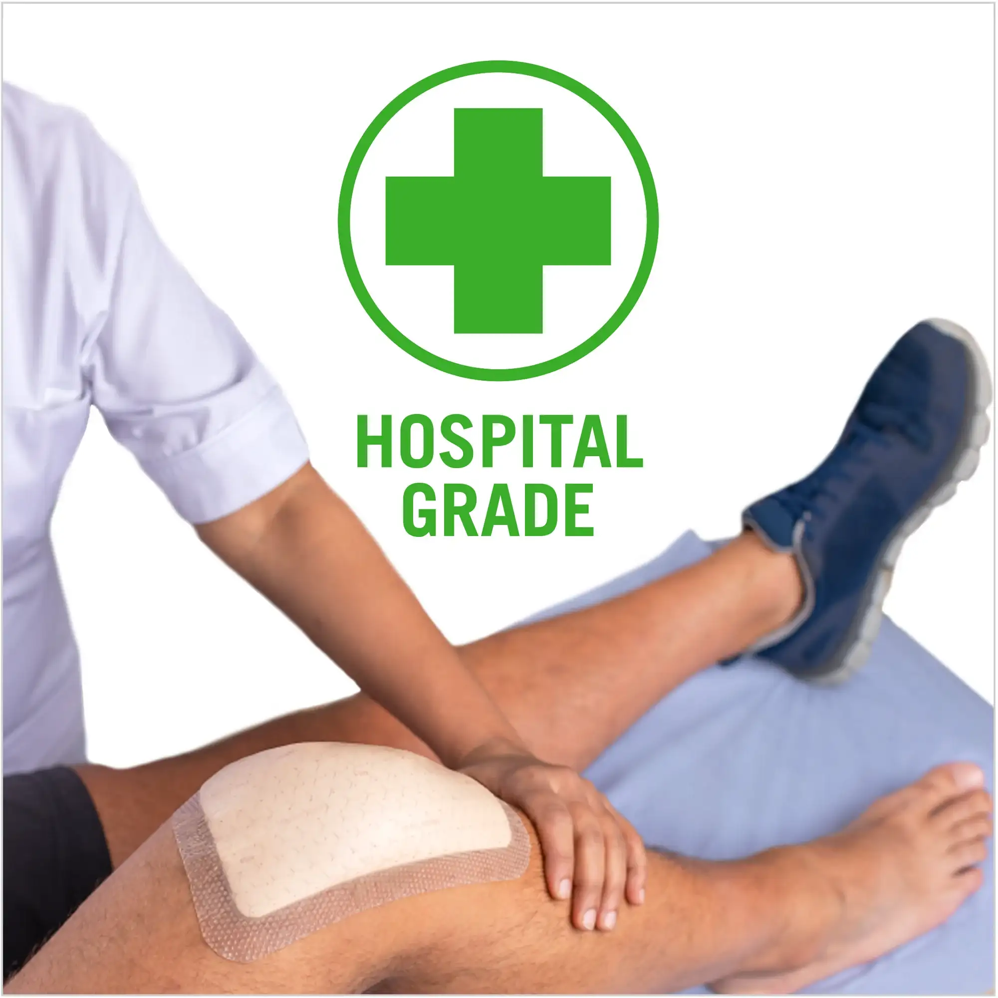 Grade Dressings for Skin Tears Minor Burns & Cuts Waterproof Adhesion for Up to 7-Day Use 3 Count - Image 2